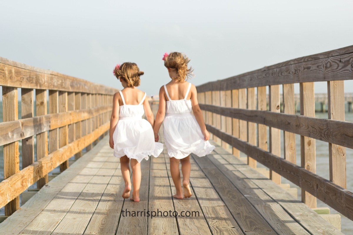 Sisters at the Beach {Child/Family Photography~Rockport, Texas area}